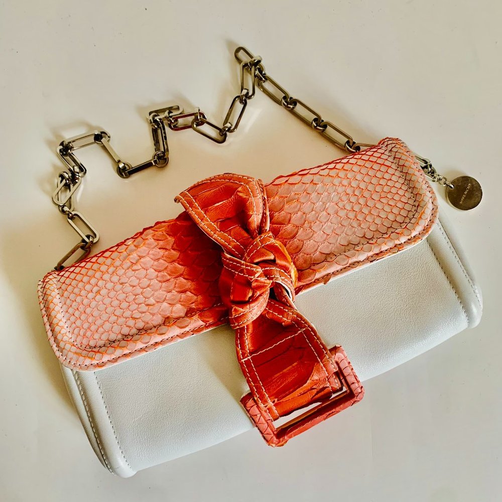 Givenchy Exotic Python Clutch - image 1